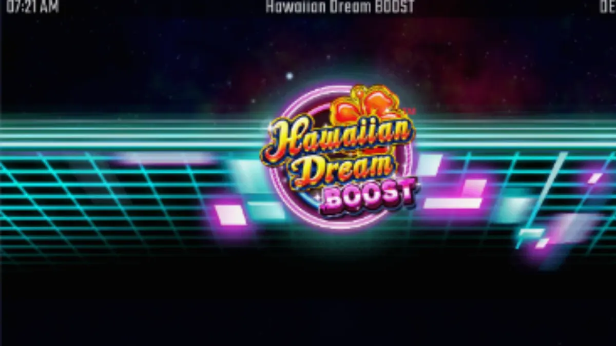 Futuristic at tropikal na disenyo ng Hawaiian Dream Boost slot
